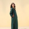 Decent Green Embroidered 2-Piece